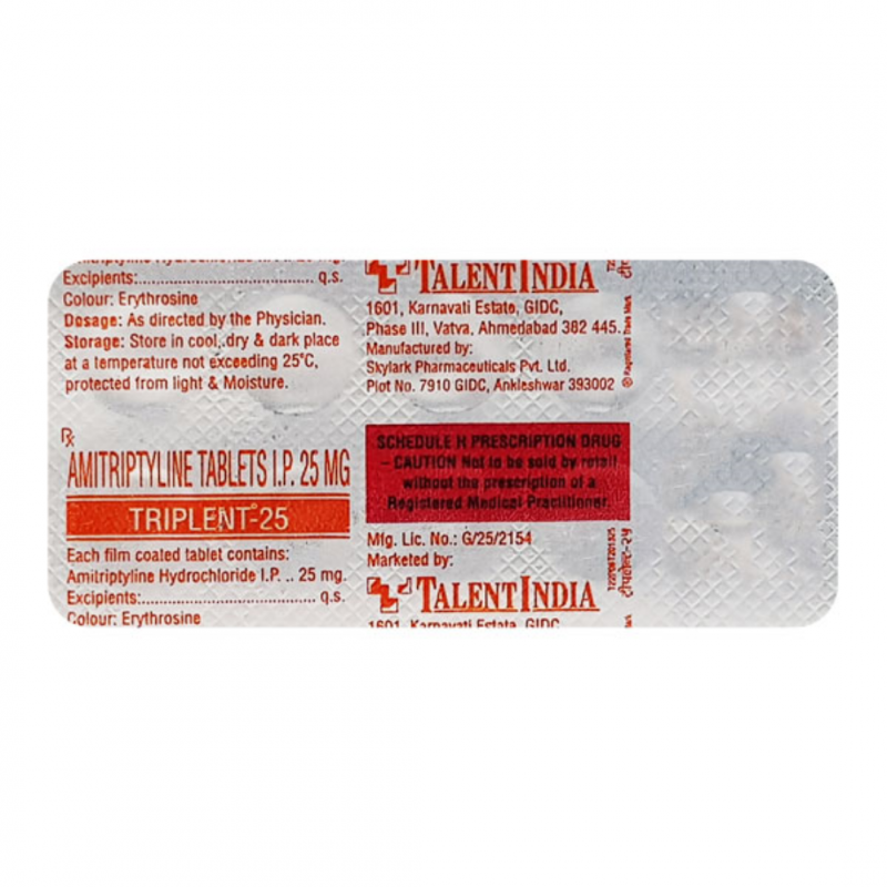 Triplent 25mg Tablet Triplent 25mg Tablet