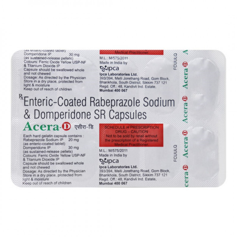Acera-D Capsule SR Acera-D Capsule SR
