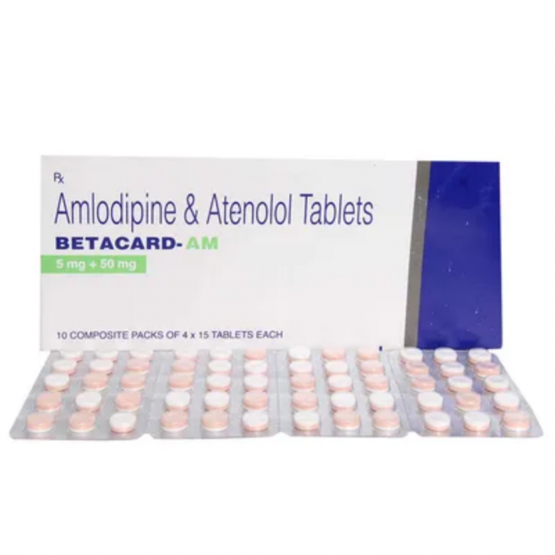 Betacard-AM 5mg/50mg Tablet Betacard-AM 5mg/50mg Tablet