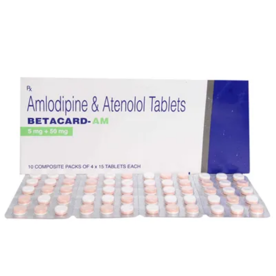 Betacard AM 5mg/50mg Tablet