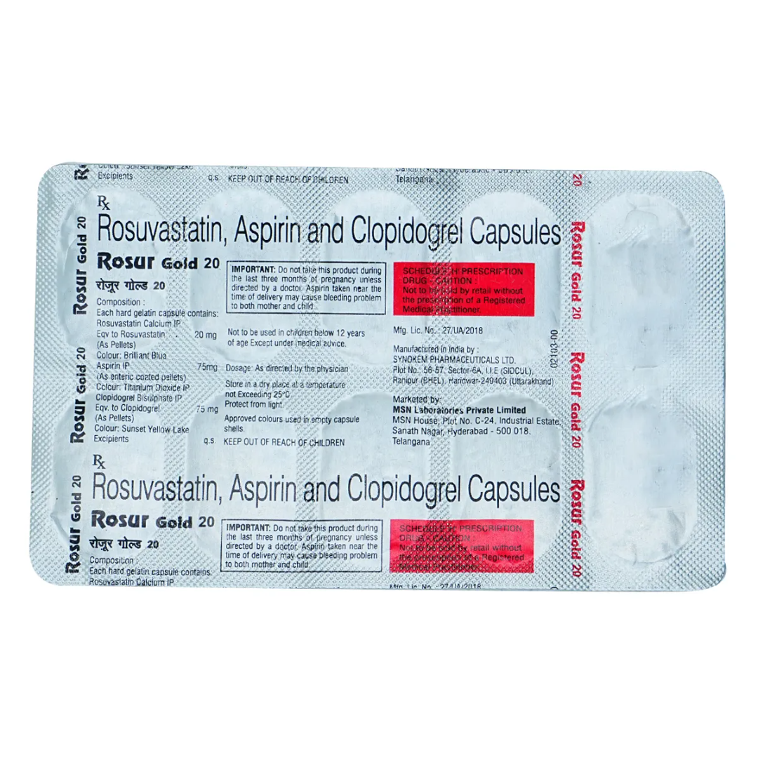 Rosur Gold 20 Capsule