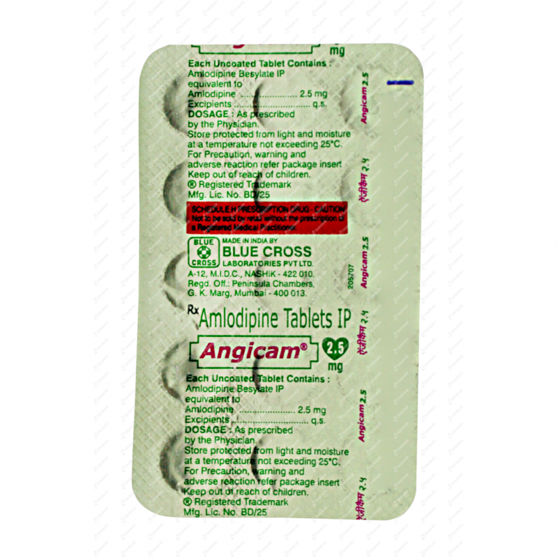 Angicam 2.5 Tablet Angicam 2.5 Tablet