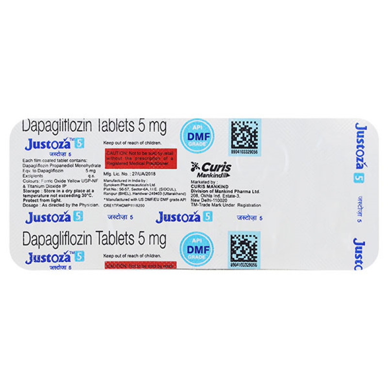 Justoza 5mg Tablet Justoza 5mg Tablet