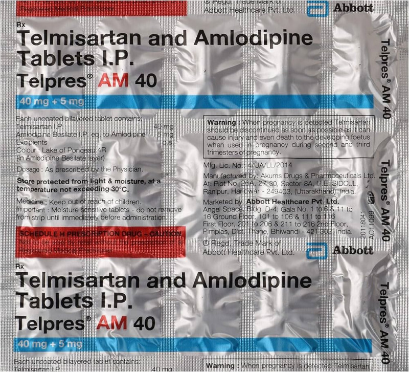 Telpres AM 40 Tablet Telpres AM 40 Tablet