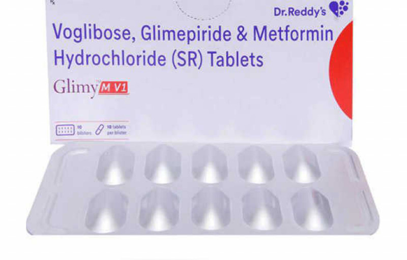 Glimy M V 1 Tablet SR Glimy M V 1 Tablet SR