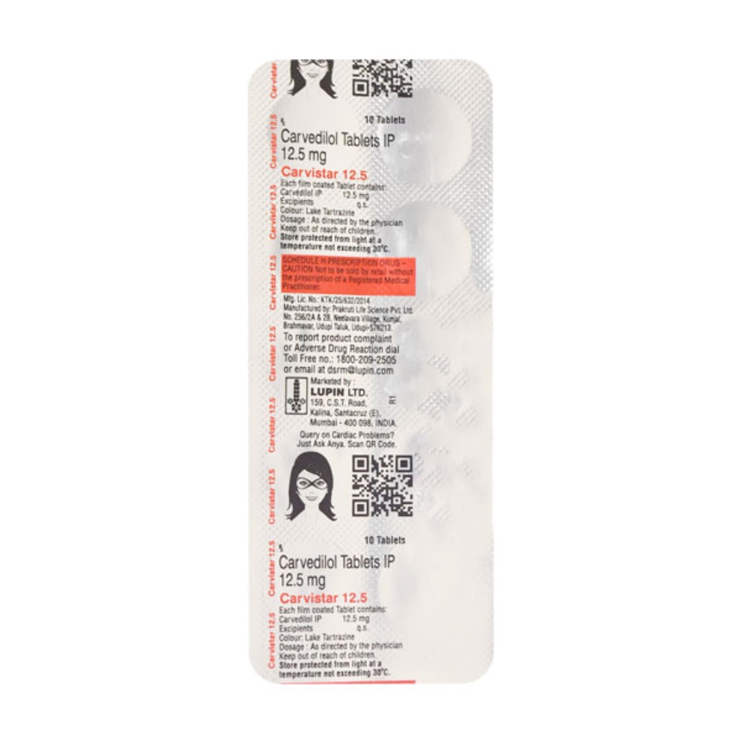 Carvistar 12.5 Tablet