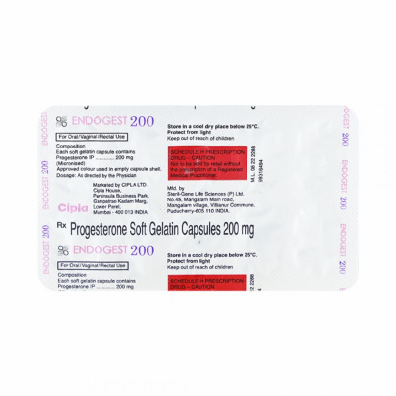 Endogest 200 Capsule Endogest 200 Capsule