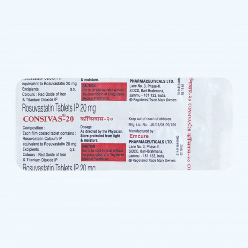 Consivas 20 Tablet Consivas 20 Tablet