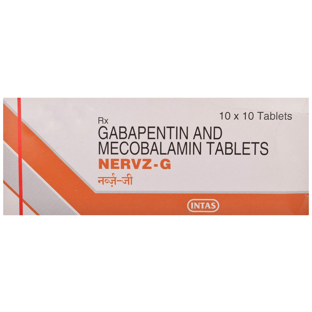 Nervz g tablet uses price substitute side effects and benefits