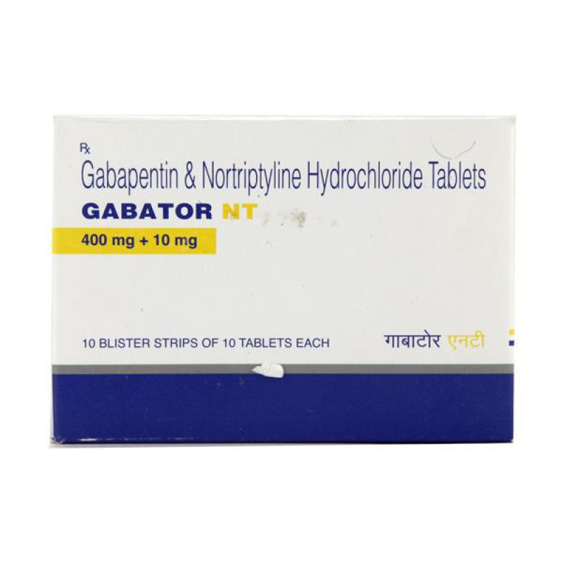 Gabator NT 400mg/10mg Tablet Gabator NT 400mg/10mg Tablet