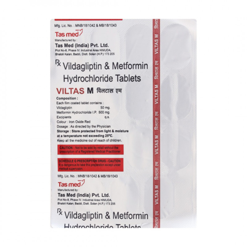 Viltas M 500mg/50mg Tablet Viltas M 500mg/50mg Tablet
