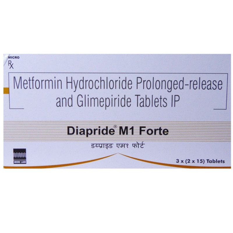 Diapride M1 Forte Tablet PR Diapride M1 Forte Tablet PR