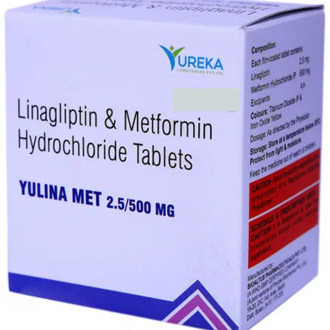 Yulina Met 2.5/500 MG Tablet