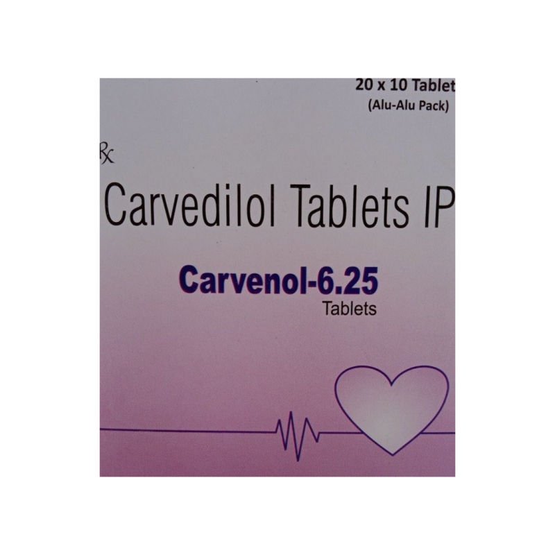 Carvenol 6.25 Tablet Carvenol 6.25 Tablet