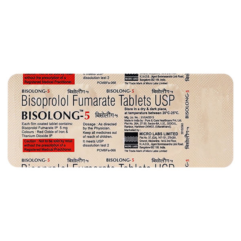 Bisolong 5mg Tablet Bisolong 5mg Tablet