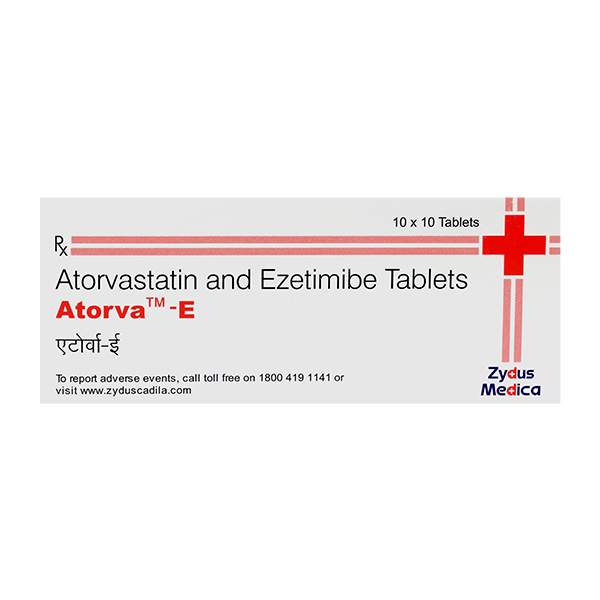 Atorva E 10mg/10mg Tablet