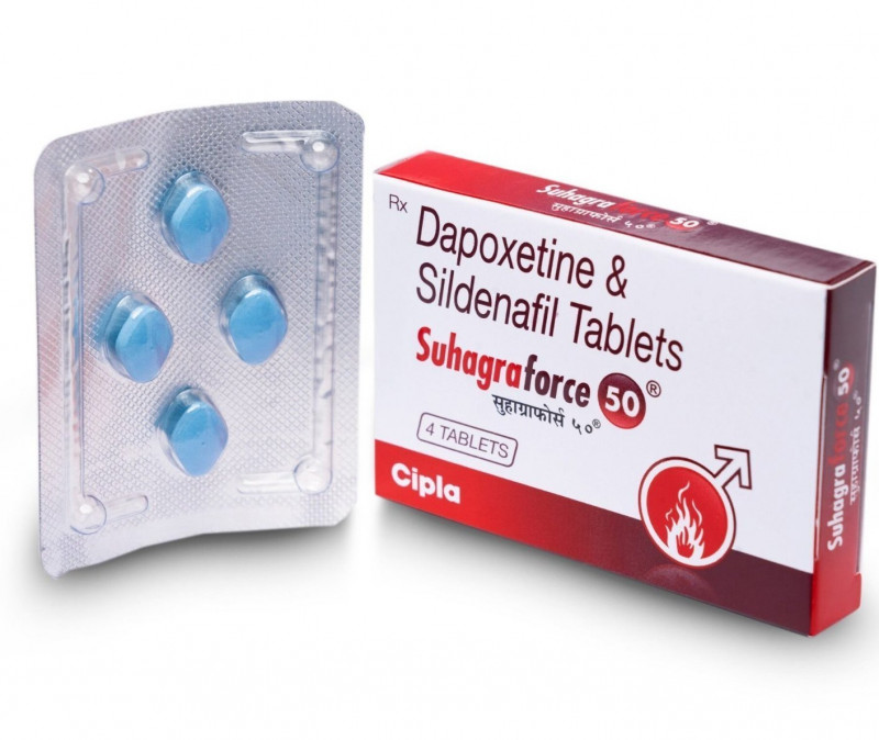 Suhagra Force 50mg/30mg Tablet Suhagra Force 50mg/30mg Tablet