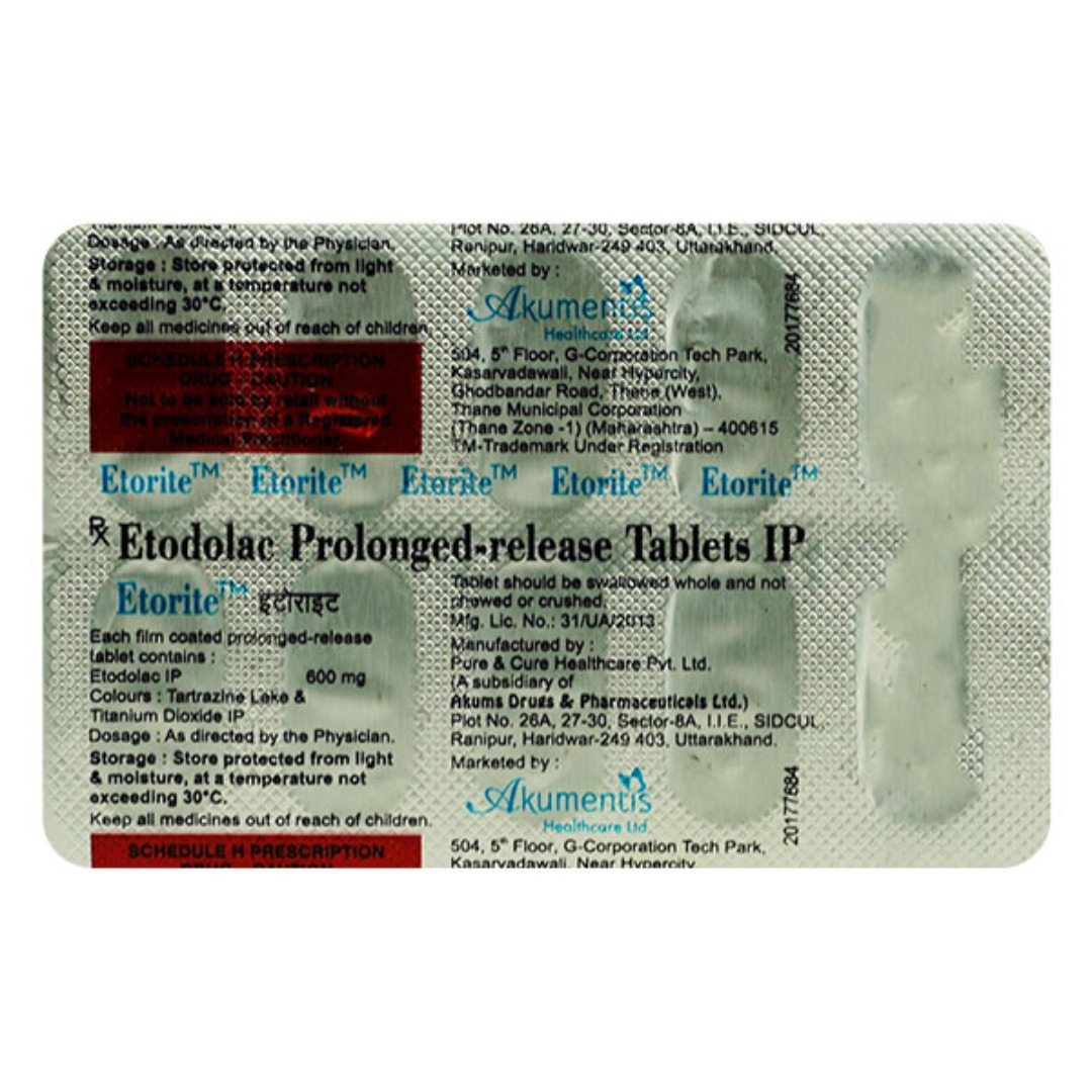 Etorite 600 Tablet ER