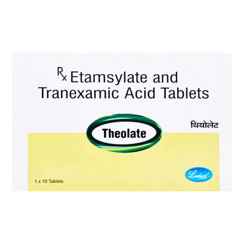 Theolate 250mg/250mg Tablet Theolate 250mg/250mg Tablet