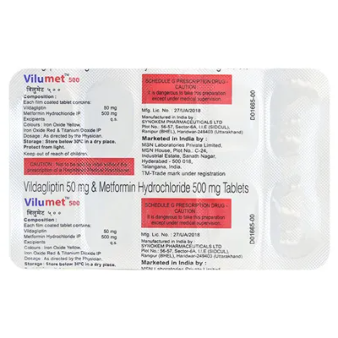 Vilumet 500 Tablet