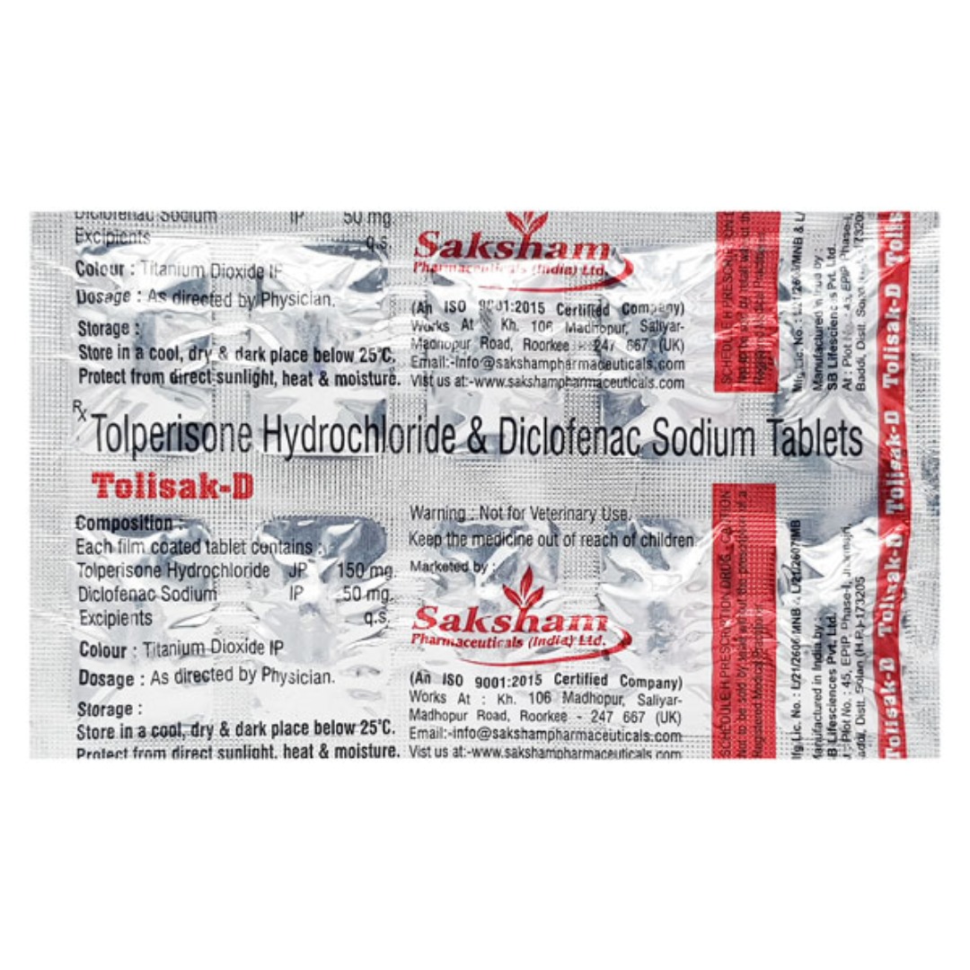 Toltake D 150mg/50mg Tablet