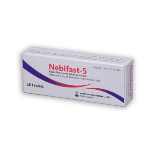 Nebifast A 5mg/5mg Tablet