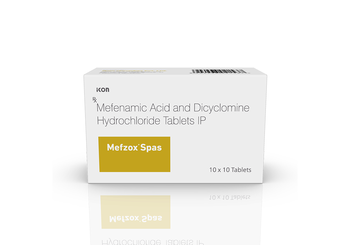 Mefzox Spas 10mg/250mg Tablet