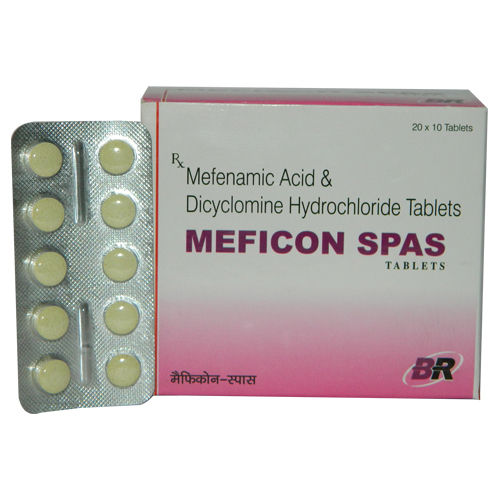 Meficon Spas 10mg/250mg Tablet