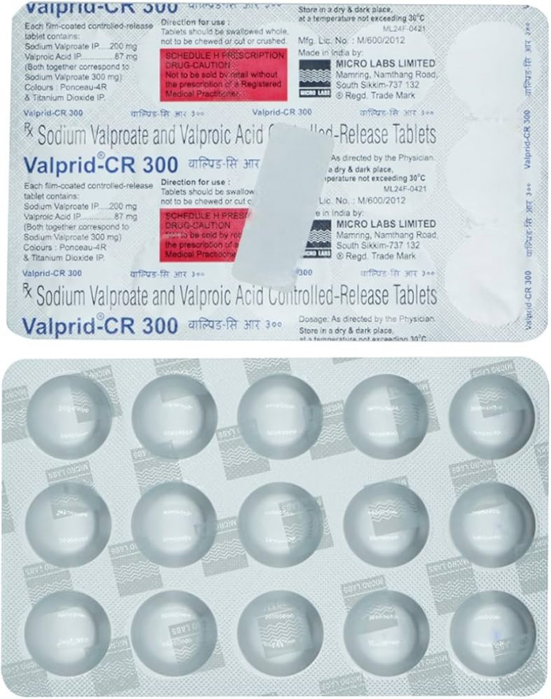 Valprid CR 300 Tablet Valprid CR 300 Tablet