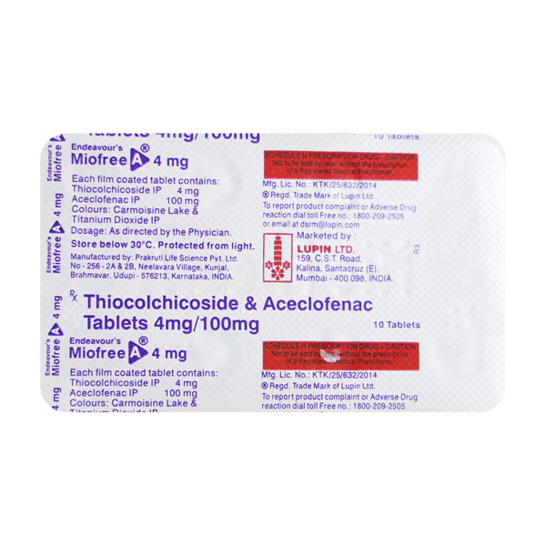 Miofree A 4mg Tablet