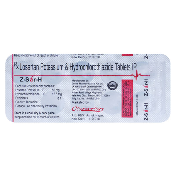 Z Sar H 50mg/12.5mg Tablet