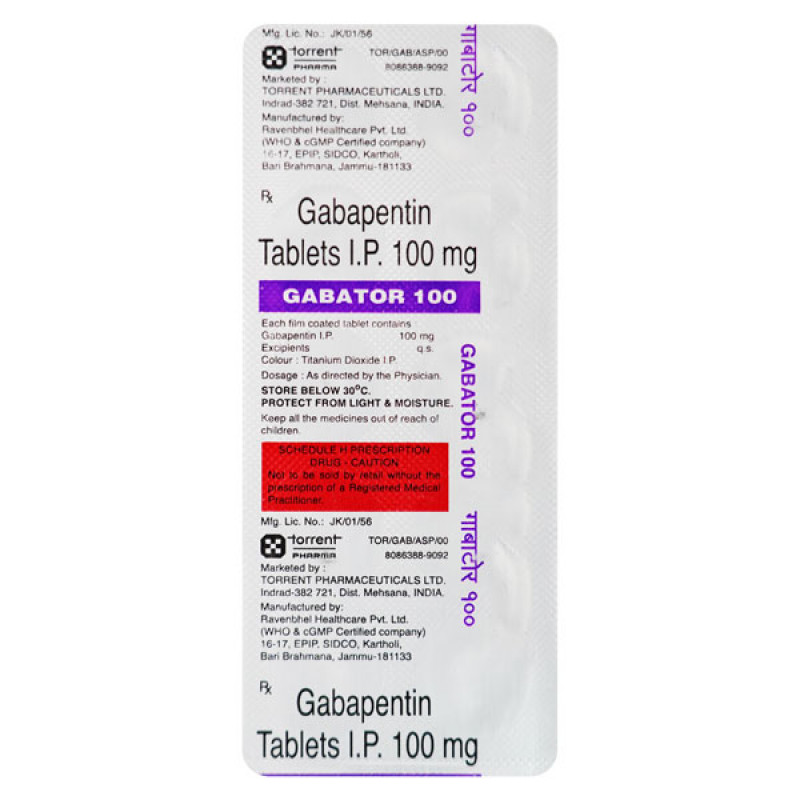 Gabator 100 Tablet Gabator 100 Tablet