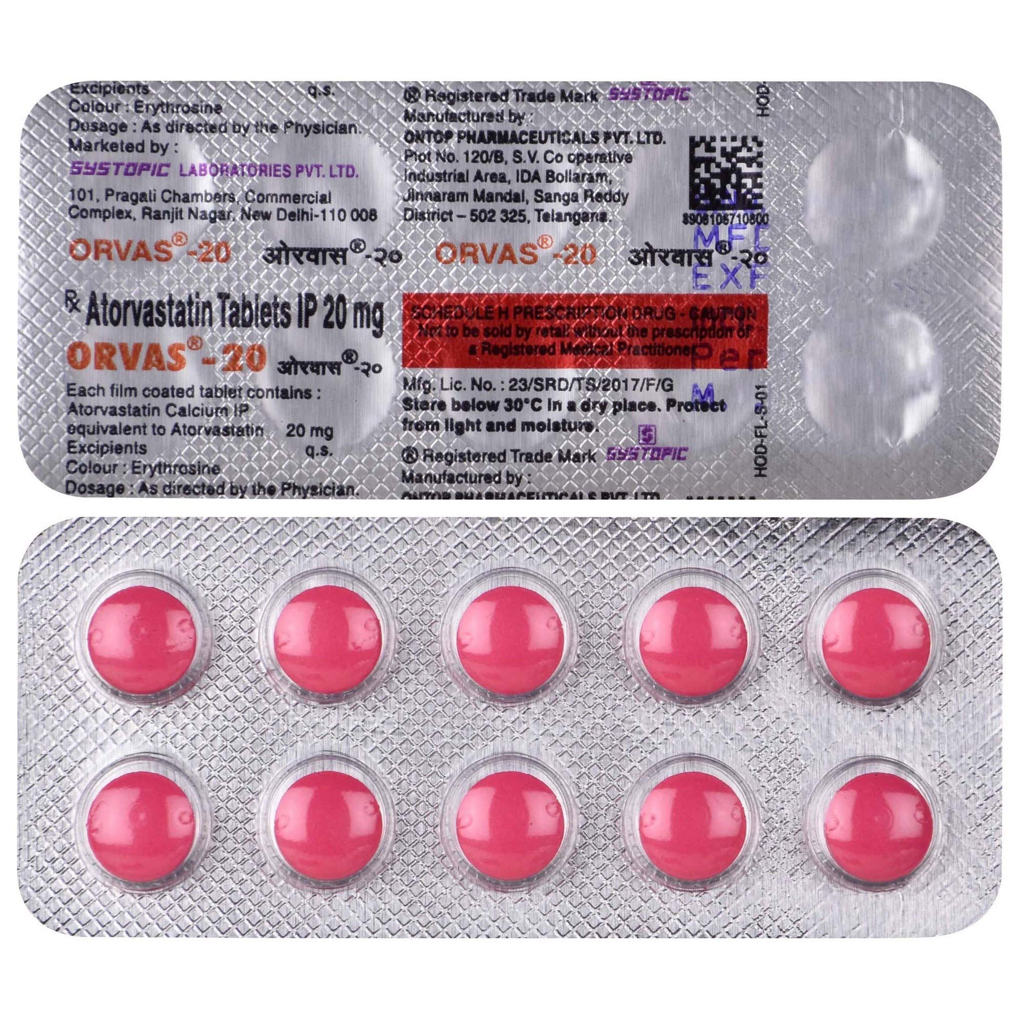 Orvas 20 Tablet