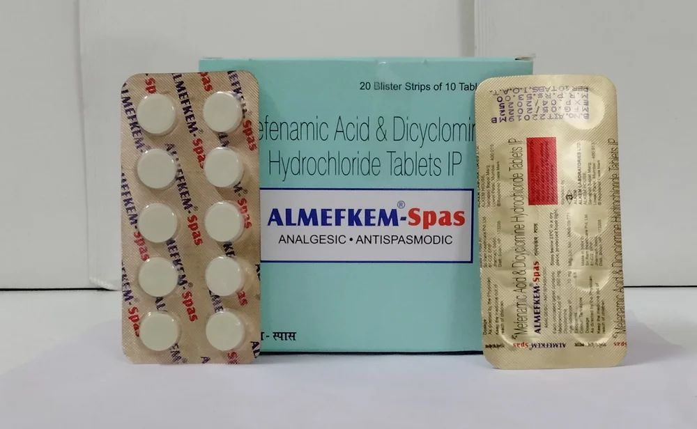 Almefkem Spas 10mg/250mg Tablet
