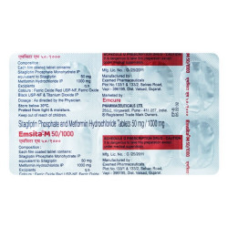 Emsita M 50mg/1000mg Tablet