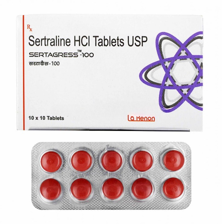 Sertagress 100mg Tablet