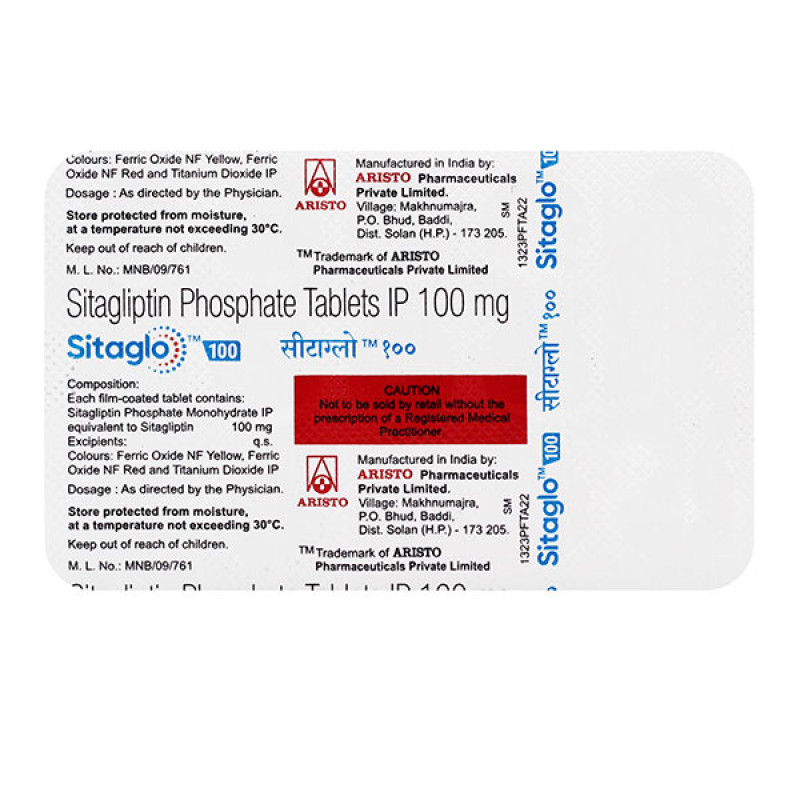 Sitaglo 100 Tablet Sitaglo 100 Tablet