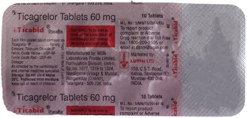 Ticabid 60mg Tablet