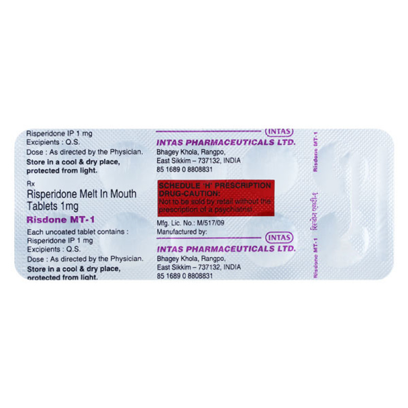 Risdone MT 1 Tablet Risdone MT 1 Tablet
