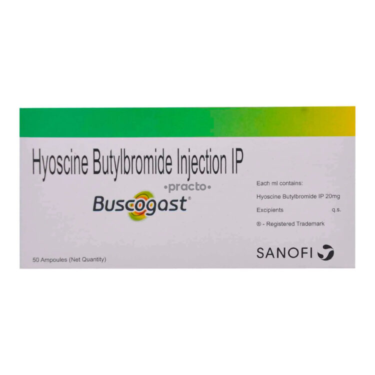 Buscopan Inject Buscogast 20mg Injection - Uses, Price, Side Effects, Substitute