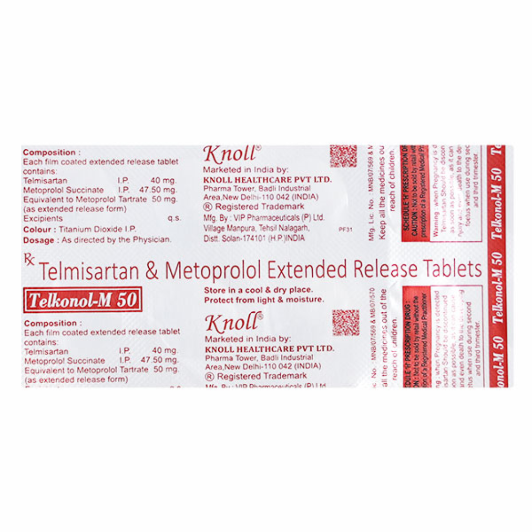 Telkonol M 50 Tablet ER