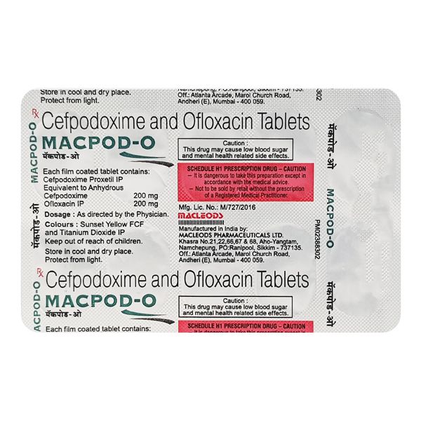 Macpod O 200 mg/200 mg Tablet