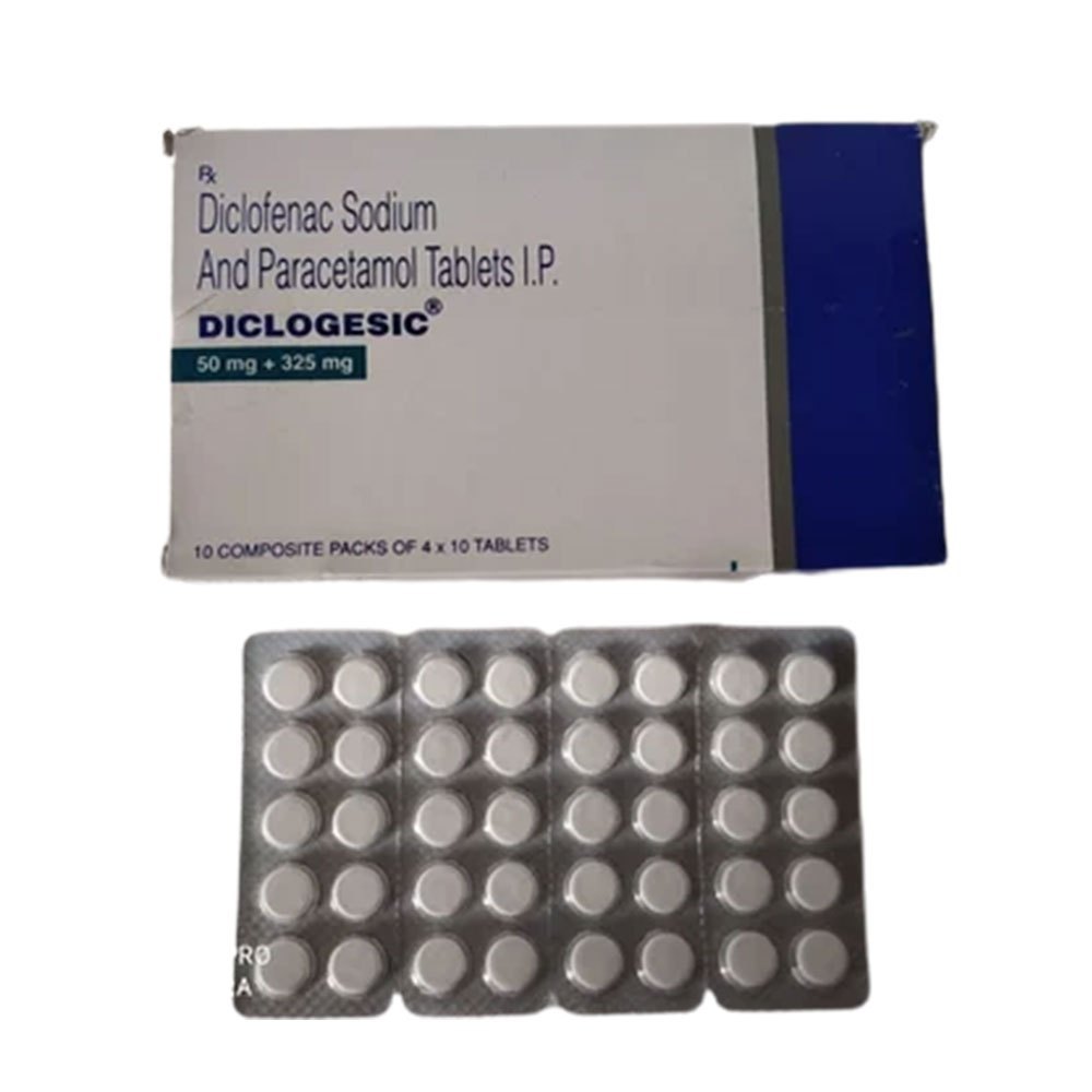Diclogesic 50mg/325mg Tablet