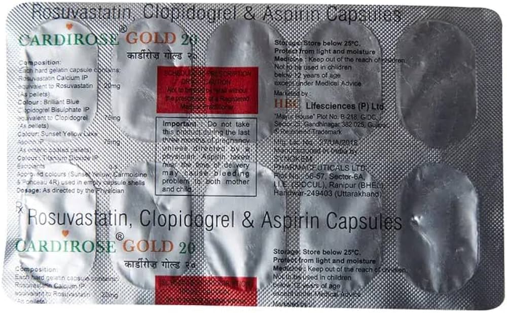 Cardirose Gold 20 Capsule