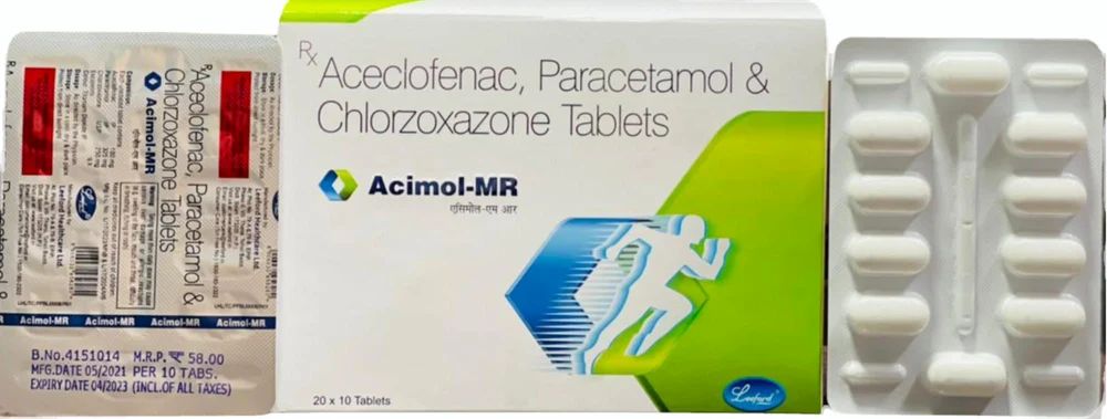 Acimol MR 100mg/325mg/250mg Tablet