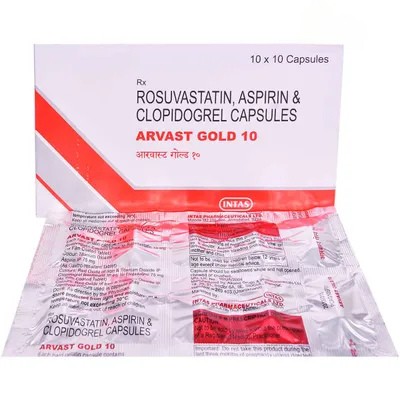 Arvast Gold 10 Capsule - Uses, Price, Side Effects, Substitute