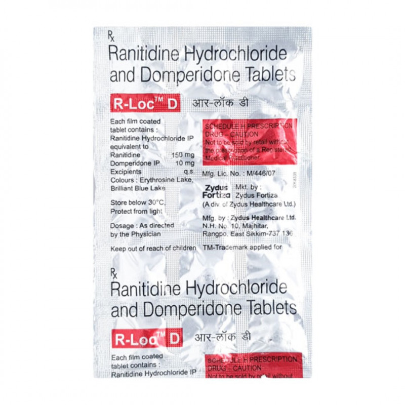 R Loc D 10mg/150mg Tablet