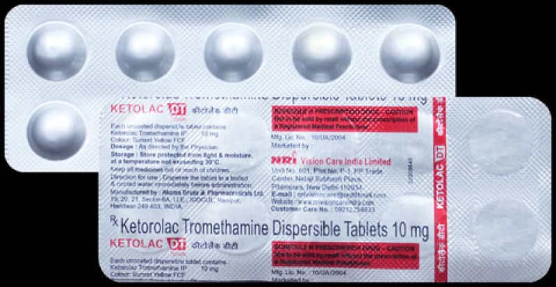 Ketolac 10mg Tablet DT Ketolac 10mg Tablet DT