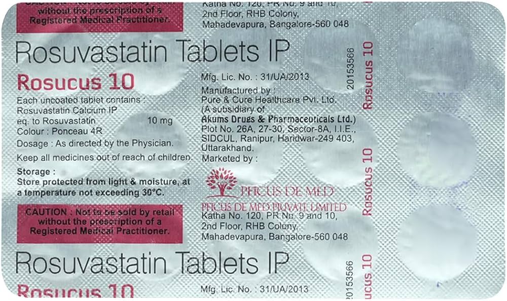 Rosucus 10mg Tablet