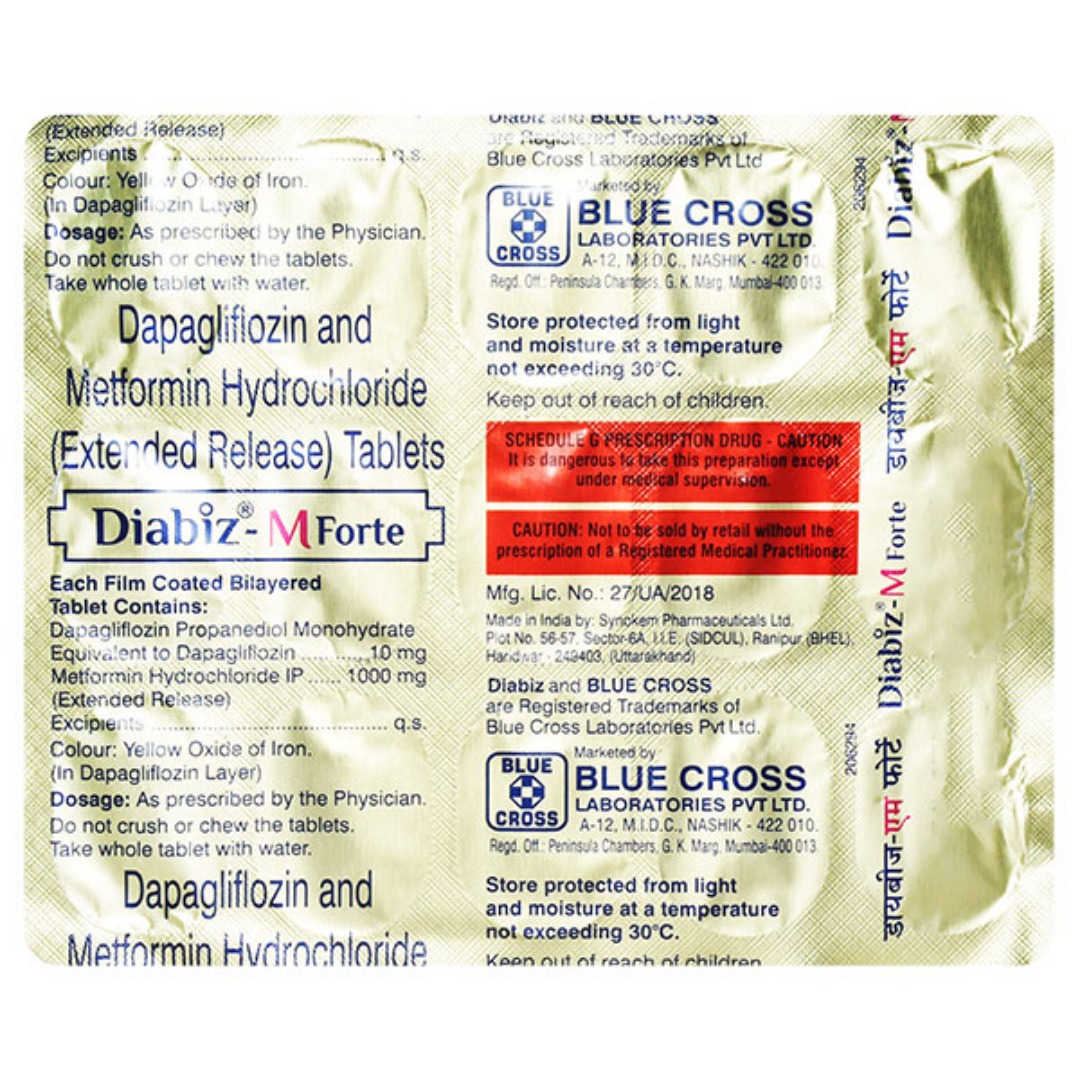 Diabiz M Forte Tablet ER